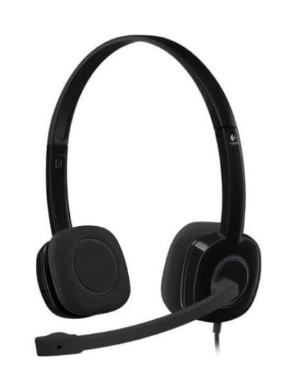 LOGITECH AUDIFONOS CON MICROFONO H151 ALAMBRICO 3.5MM NEGRO