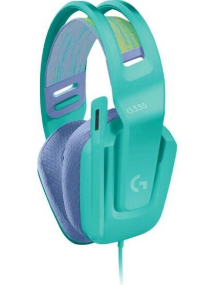 LOGITECH AUDIFONOS GAMER G335 PARA PC-XBOX-PS4-NINTENDO SWITCH ALAMBRICO 3.5MM MENTA - Image 2