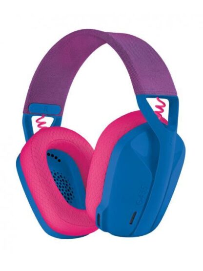 LOGITECH AUDIFONOS GAMER G435 PARA PC-PS4-PS5 INALAMBRICO USB-A AZUL-ROSA