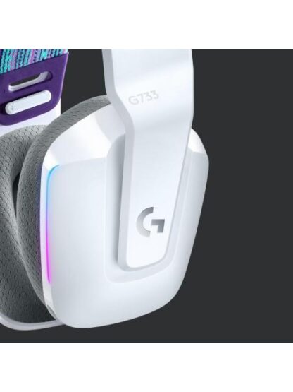 LOGITECH AUDIFONOS GAMER G733 7.1 PARA PS4-PC INALAMBRICO USB BLANCO - Image 7