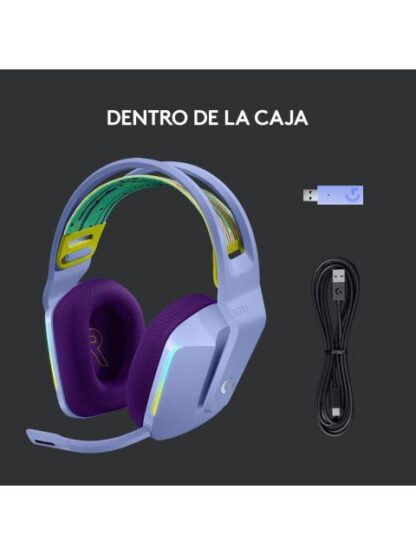 LOGITECH AUDIFONOS GAMER G733 7.1 PARA PS4-PC INALAMBRICO USB LILA - Image 5