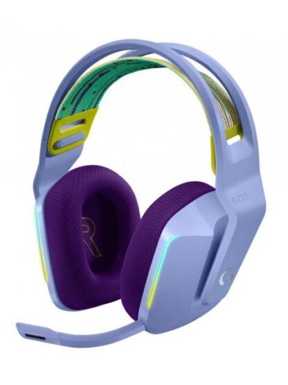 LOGITECH AUDIFONOS GAMER G733 7.1 PARA PS4-PC INALAMBRICO USB LILA