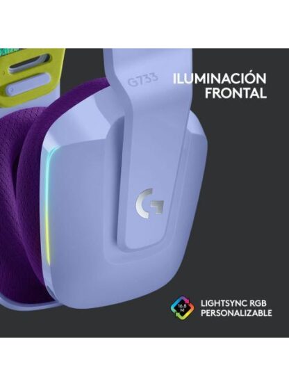 LOGITECH AUDIFONOS GAMER G733 7.1 PARA PS4-PC INALAMBRICO USB LILA - Image 8