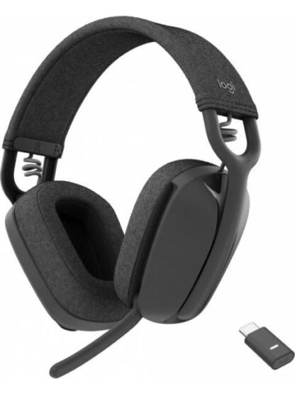 LOGITECH AUDIFONOS ZONE VIBE WIRELESS UC INALAMBRICO USB-A-USB-C GRAFITO