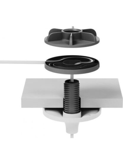 LOGITECH KIT DE MONTAJE EN TECHO 952-000123 BLANCO PARA MICROFONOS RALLY - Image 2
