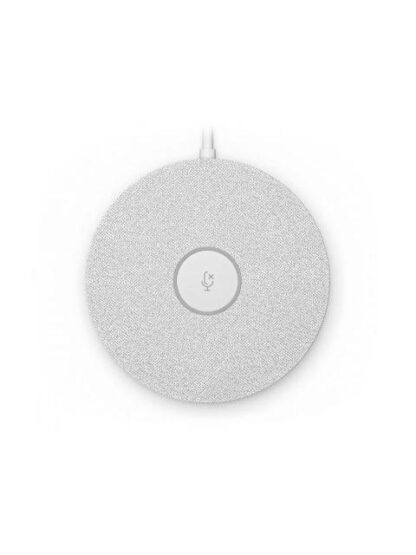 LOGITECH MICROFONO DE MESA PARA CONFERENCIAS RALLY MIC POD ALAMBRICO BLANCO - Image 2