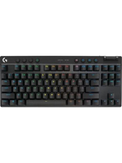 LOGITECH TECLADO GAMER PRO X TKL MECANICO SWITCH GX BROWN INALAMBRICO NEGRO (INGLES) - Image 2
