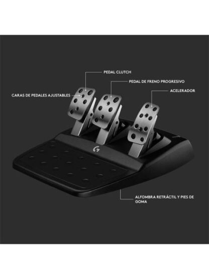 LOGITECH VOLANTE + PEDALES G923 TRUEFORCE ALAMBRICO USB NEGRO PARA PC-PLAYSTATION 4-PLAYSTATION 5 - Image 9