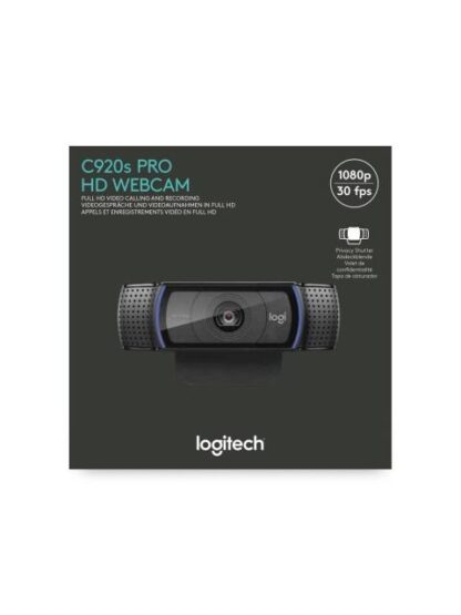 LOGITECH WEBCAM HD PRO C920S CON MICROFONO FULL HD 1920 X 1080 PIXELES USB 2.0 NEGRO - Image 8