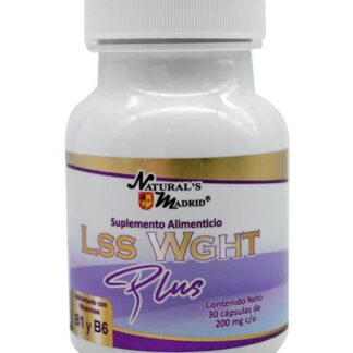 LSS WGHT PLUS 30 CAPS NATURALS MADRID