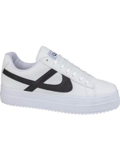 TENIS PLATAFORMA BLANCO/NEGRO PANAM - Image 2
