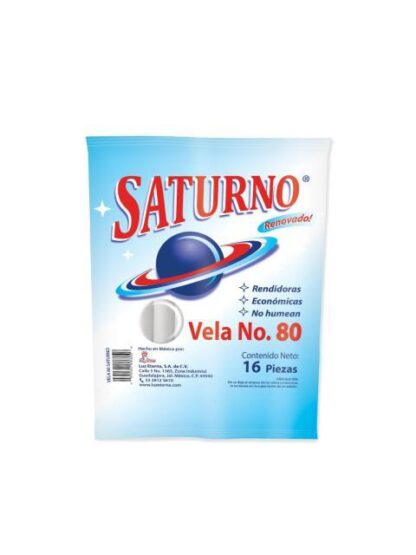 LUZ ETERNA VELADORAA SATURNO #80