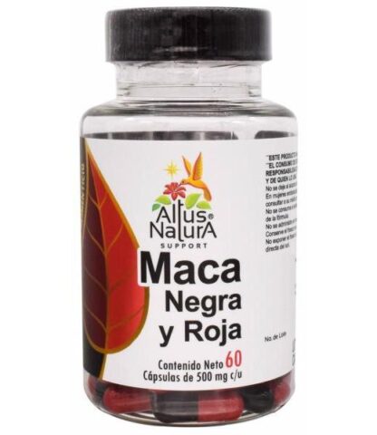MACA NEGRA ROJA 60 CAP ALTUS NATURA