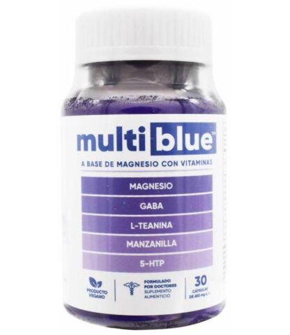 MAGNESIO GABA L TEANINA 30 CAP MULTIBLUE