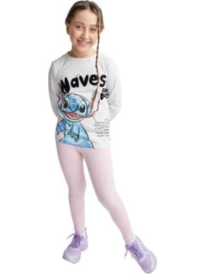MALLAS ACANALADAS ROSA HOLLY LAND KIDS