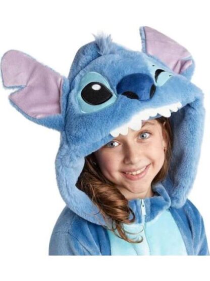 MAMELUCO STITCH CAPUCHA DESMONTABLE AZUL DISNEY - Image 6
