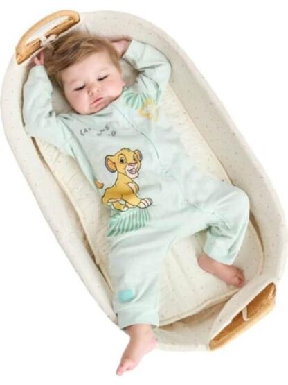 MAMELUCO ESTAMPADO APLICACIONES AZUL MENTA DISNEY BABY