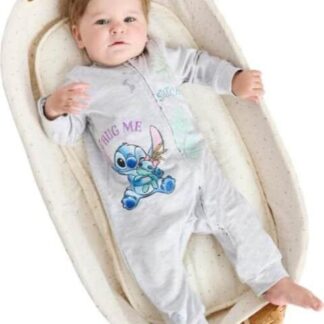 MAMELUCO ESTAMPADO APLICACIONES GRIS DISNEY BABY