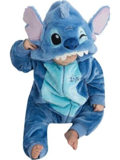 MAMELUCO STITCH AZUL DISNEY BABY