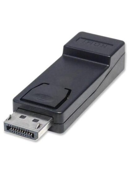 MANHATTAN ADAPTADOR DISPLAYPORT 1.1 MACHO - HDMI HEMBRA 1080P 60HZ NEGRO
