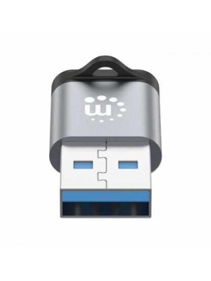 MANHATTAN ADAPTADOR USB 3.0 MACHO - USB C HEMBRA GRIS - Image 4