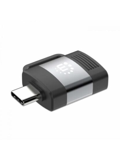 MANHATTAN ADAPTADOR USB 3.0 MACHO - USB C HEMBRA NEGRO-GRIS - Image 2
