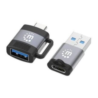 MANHATTAN ADAPTADOR USB-A-C MACHO - USB-A-C HEMBRA