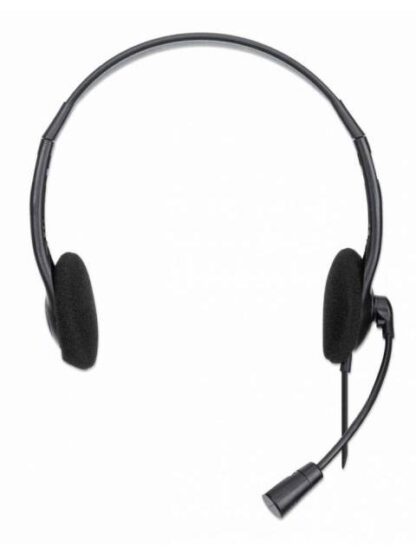 MANHATTAN AUDIFONOS CON MICROFONO 179850 ALAMBRICO 1.5 METROS USB-A NEGRO - Image 3