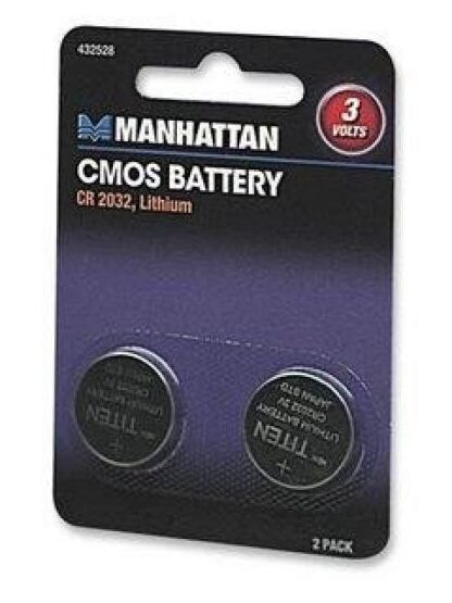 MANHATTAN BATERIA CMOS 2032 3V 2 PIEZAS