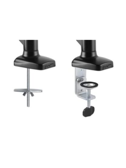 MANHATTAN BRAZO DE ESCRITORIO PARA 2 MONITORES 13-27 MAX 9KGS NEGRO - Image 6
