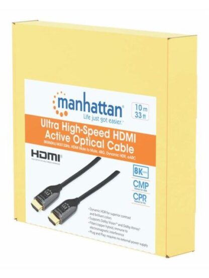 MANHATTAN CABLE 356152 HDMI 2.1 MACHO - HDMI MACHO 48 GBIT-S 10 METROS - Image 2