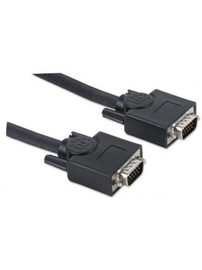 MANHATTAN CABLE DE VIDEO PARA MONITOR SVGA 8MM VGA (D-SUB) MACHO - VGA (D-SUB) MACHO 7.5 METROS NEGRO - Image 2