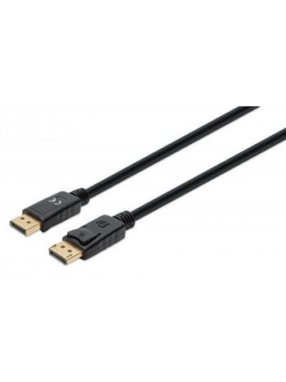 MANHATTAN CABLE DISPLAYPORT 1.4 MACHO - DISPLAYPORT 1.4 MACHO 8K 60HZ 1 METRO NEGRO