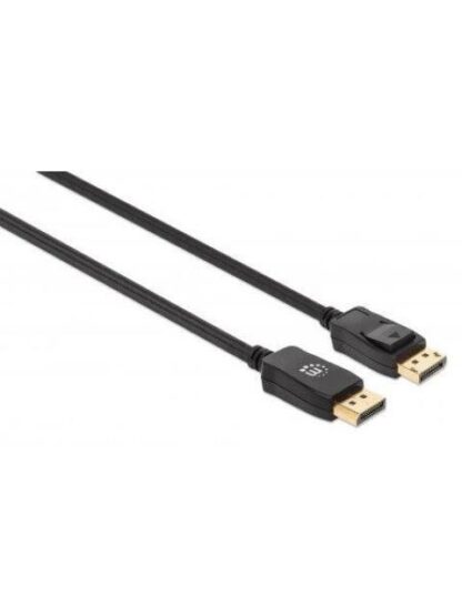 MANHATTAN CABLE DISPLAYPORT 1.4 MACHO - DISPLAYPORT MACHO 8K 60HZ 2 METROS NEGRO - Image 2