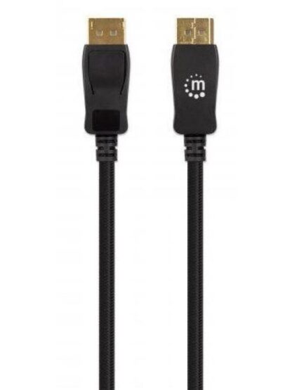 MANHATTAN CABLE DISPLAYPORT 1.4 MACHO - DISPLAYPORT MACHO 8K 60HZ 2 METROS NEGRO - Image 4
