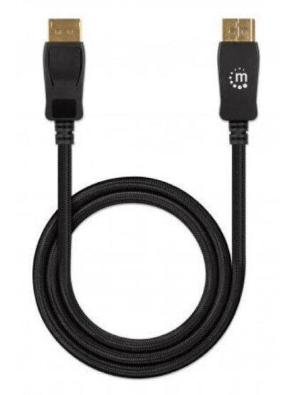 MANHATTAN CABLE DISPLAYPORT 1.4 MACHO - DISPLAYPORT MACHO 8K 60HZ 2 METROS NEGRO - Image 5