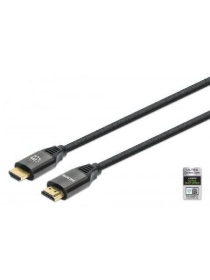 MANHATTAN CABLE HDMI DE ALTA VELOCIDAD HDMI A MACHO - HDMI A MACHO 2 METROS NEGRO