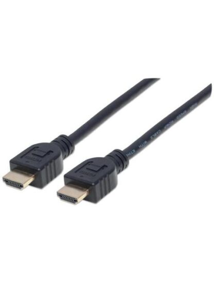 MANHATTAN CABLE HDMI MACHO - HDMI MACHO 4K 60HZ 5 METROS NEGRO