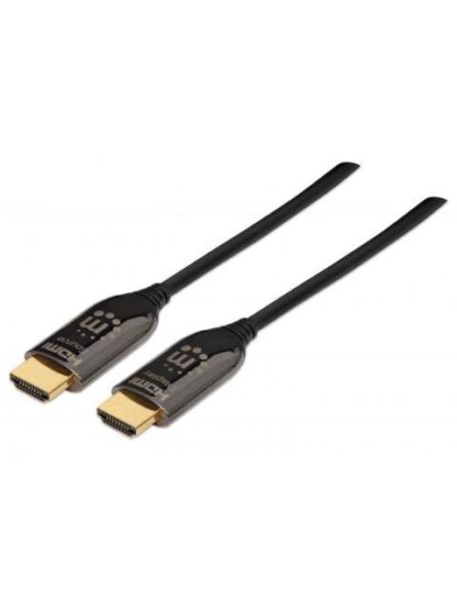 MANHATTAN CABLE HDMI PLENUM HDMI MACHO - HDMI MACHO 4K 60HZ 30 METROS NEGRO