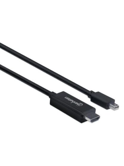 MANHATTAN CABLE MINI DISPLAYPORT 1.1 MACHO - HDMI MACHO 1080P 60HZ 1.8 METROS NEGRO - Image 2