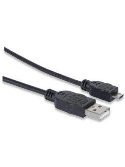 MANHATTAN CABLE USB 2.0 USB A MACHO - MICRO USB B MACHO 50CM NEGRO - Image 4