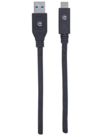 MANHATTAN CABLE USB A 3.1 MACHO - USB C 3.1 MACHO 3 METROS NEGRO - Image 8