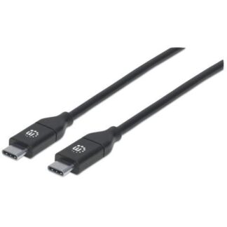 MANHATTAN CABLE USB-C MACHO - USB-C MACHO 2 METROS