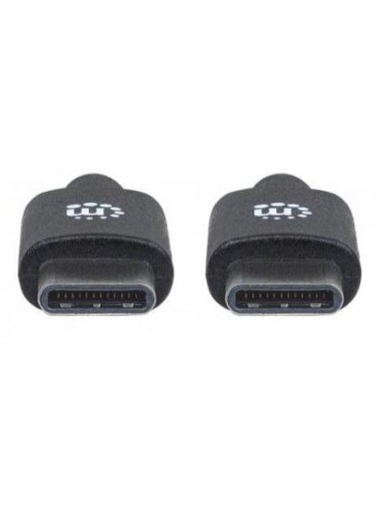 MANHATTAN CABLE USB C MACHO - USB C MACHO 3 METROS NEGRO - Image 3