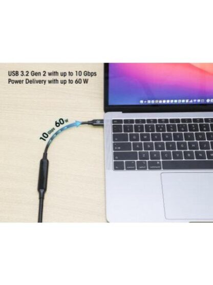 MANHATTAN CABLE USB C MACHO - USB C MACHO 5 METROS NEGRO - Image 6
