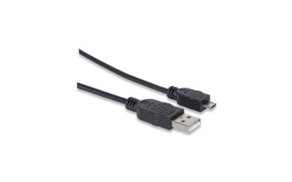 MANHATTAN CABLE USB 2.0 USB A MACHO - MICRO USB B MACHO 50CM NEGRO - Image 2