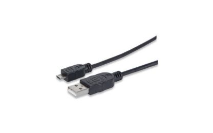 MANHATTAN CABLE USB 2.0 USB A MACHO - MICRO USB B MACHO 50CM NEGRO - Image 3