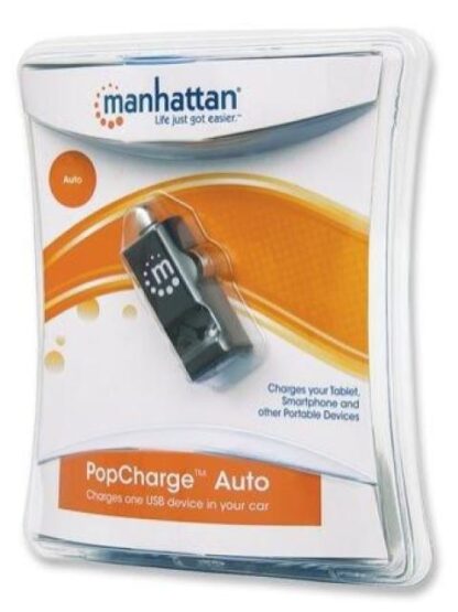 MANHATTAN CARGADOR USB POPCHARGE PARA AUTOMOVIL USB 2.0 NEGRO - Image 8