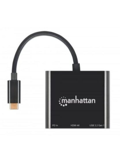 MANHATTAN DOCKING STATION 130622 USB C 1X USB C 1X USB 3.0 1X HDMI NEGRO - Image 3