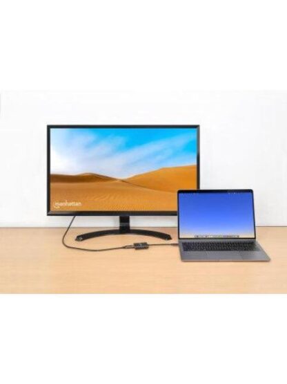 MANHATTAN DOCKING STATION 130622 USB C 1X USB C 1X USB 3.0 1X HDMI NEGRO - Image 5